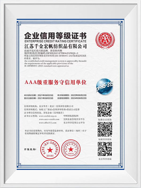 Certificato di rating del credito aziendale